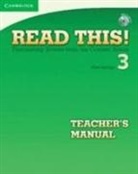 Alice Savage - Read This! Level 3 Teacher''s Manual With Audio CD