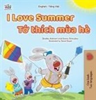 Shelley Admont, Kidkiddos Books, Danny Shmuilov - I Love Summer (English Vietnamese Bilingual Children's Book)