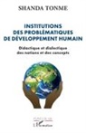 Shanda Tonme - Institutions des problématiques de développement humain