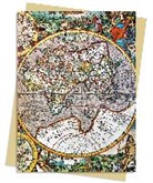 Pieter Van Den Keere: Antique Map Greeting Card Pack