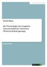 Christin Blasey - Die Psychologie des Leugnens wissenschaftlicher Tatsachen (Wissenschaftsleugnung)