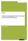 Anonymous - Ausdauertrainingsplan für eine Person ohne Ausdauertrainingserfahrung