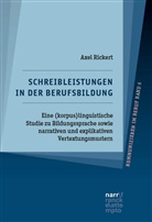Alex Rickert - Schreibleistungen in der Berufsbildung