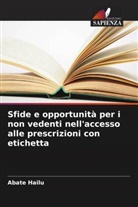Abate Hailu - Sfide e opportunità per i non vedenti nell'accesso alle prescrizioni con etichetta