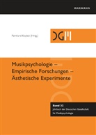 Reinhard Kopiez - Musikpsychologie - Empirische Forschungen - Ästhetische Experimente