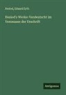 Eduard Eyth, Hesiod - Hesiod's Werke: Verdeutscht im Versmasse der Urschrift
