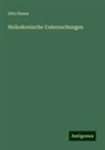 Otto Hense - Heliodoreische Untersuchungen