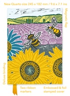 Flame Tree Publishing - Kate Heiss: Sunflower Fields (Foiled Quarto Journal)