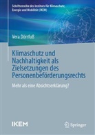 Vera Dörrfuß - Klimaschutz und Nachhaltigkeit als Zielsetzungen des Personenbeförderungsrechts