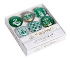 Insight Editions - Harry Potter: Slytherin Glass Magnet Set: Set of 7