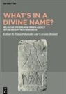 Julie Bernini, Bonnet, Corinne Bonnet, Enrique Nieto Izquierdo, Alaya Palamidis, Lorena Pérez Yarza - What's in a Divine Name?