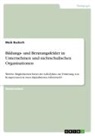 Maik Bucksch - Bildungs- und Beratungsfelder in Unternehmen und nichtschulischen Organisationen