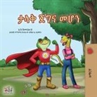 Kidkiddos Books, Liz Shmuilov - Being a Superhero (Amharic Children's Book)