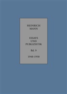 Heinrich Mann, Bernhard Veitenheimer - Essays und Publizistik