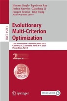 Juergen Branke, Joshua Knowles, Joshua Knowles et al, Xiaodong Li, Akira Oyama, Tapabrata Ray... - Evolutionary Multi-Criterion Optimization