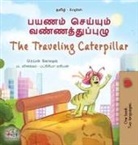 Kidkiddos Books, Rayne Coshav - The Traveling Caterpillar (Tamil English Bilingual Book for Kids)