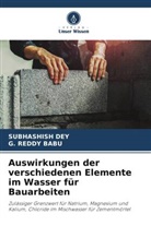 G Reddy Babu, G. Reddy Babu, Subhashish Dey - Auswirkungen der verschiedenen Elemente im Wasser für Bauarbeiten
