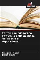 Joseph Ekpuka, Evangelia Fragouli - Fattori che migliorano l'efficacia della gestione del rischio di reputazione