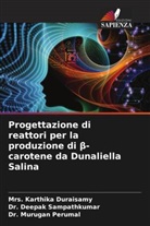 Karthika Duraisamy, Mrs. Karthika Duraisamy, Dr. Murugan Perumal, Murugan Perumal, Deepak Sampathkumar, Dr. Deepak Sampathkumar - Progettazione di reattori per la produzione di beta-carotene da Dunaliella Salina