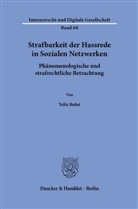 Yeliz Bulut - Strafbarkeit der Hassrede in Sozialen Netzwerken
