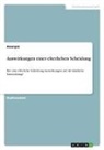 Anonym, Anonymous - Auswirkungen einer elterlichen Scheidung