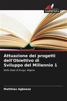Matthias Agboeze - Attuazione dei progetti dell'Obiettivo di Sviluppo del Millennio 1
