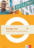 Orange Line 4 Grundkurs, m. 1 Beilage