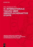 Heinz Reinheckel - IV. Internationale Tagung über Grenzflächenaktive Stoffe