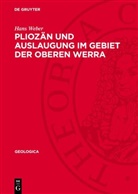 Hans Weber - Pliozän und Auslaugung im Gebiet der Oberen Werra