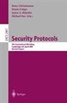 Bruce Christianson, Bruno Crispo, James A. Malcolm, Michael Roe - Security Protocols