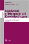 Thomas Eiter, Klaus-Dieter Schewe - Foundations of Information and Knowledge Systems