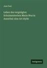 Jean Paul - Leben des vergnügten Schulmeisterlein Maria Wuz in Auenthal: eine Art Idylle
