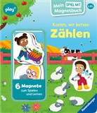 Kathrin Lena Orso, Angelika Scudamore - Play+ Mein Spiel mit-Magnetbuch Komm, wir lernen Zählen - ab 18 Monate