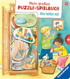 Mila Rulff, Silke Voigt - Mein großes Puzzle-Spielbuch - Alle helfen mit