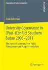 Akiiki Babyesiza - University Governance in (Post-)Conflict Southern Sudan 2005-2011