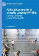 Patrick Carlin - Political Community in Minority Language Writing