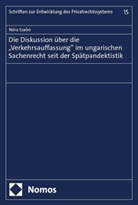 Nóra Szabó - Die Diskussion über die "Verkehrsauffassung" im ungarischen Sachenrecht seit der Spätpandektistik