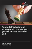 Marco Abate, Massimo Biei - Ruolo dell'adozione di strategie di risposta per gestire la fase di Front-End