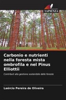 Laércio Pereira de Oliveira - Carbonio e nutrienti nella foresta mista ombrofila e nel Pinus Elliottii