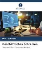 A. Suribabu, Dr A Suribabu, Dr.A. Suribabu - Geschäftliches Schreiben