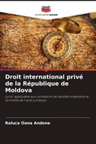 Raluca Oana Andone - Droit international privé de la République de Moldova