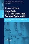 Alfredo Cuzzocrea, Umeshwar Dayal, Abdelkader Hameurlain, Josef Küng, Roland Wagner - Transactions on Large-Scale Data- and Knowledge-Centered Systems VIII - Special Issue on Advances in Data Warehousing and Knowledge Discovery
