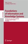 Marc Gyssens, Guillermo Simari - Foundations of Information and Knowledge Systems