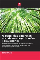 Simon Cox - O papel das empresas sociais nas organizações comunitárias