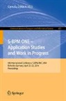 Cornelia Zehbold - S-BPM ONE - Application Studies and Work in Progress