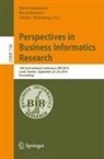 Bo Andersson, Nicklas Holmberg, Björn Johansson - Perspectives in Business Informatics Research