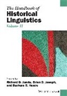 Richard D. (Indiana University Bloomington Janda, Richard D. Janda, Joseph Brian D., Vance Barbara S. - Handbook of Historical Linguistics, Volume II