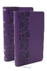 Thomas Nelson - NKJV Personal Size End-of-verse Reference Bible with Journal SET, Purple Leathersoft, Comfort Print