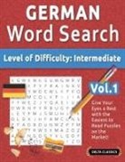 Best Activity Books - GERMAN WORD SEARCH - LEVEL OF DIFFICULTY