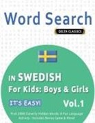 Best Activity Books - WORD SEARCH IN SWEDISH FOR KIDS